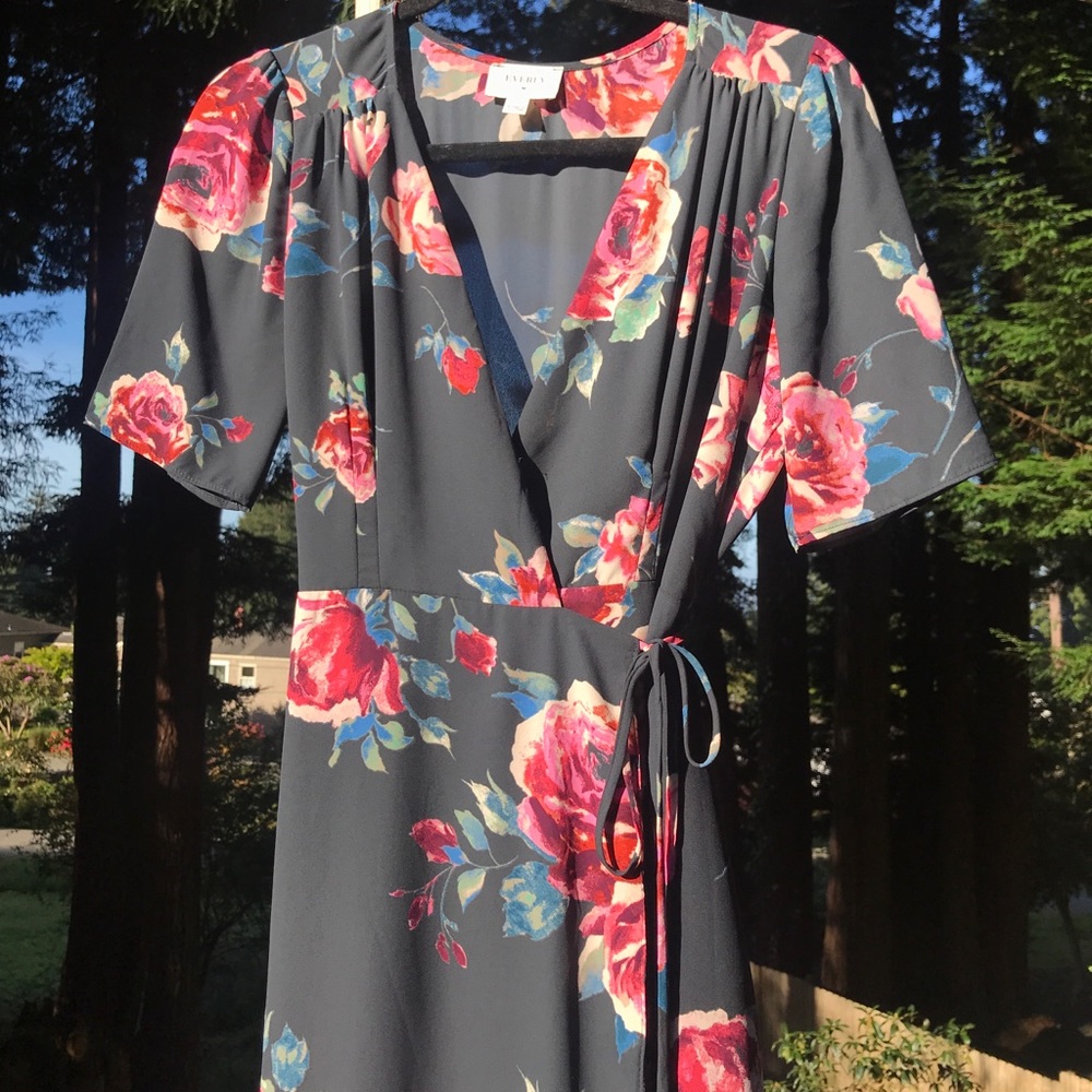 Floral Wrap Dress